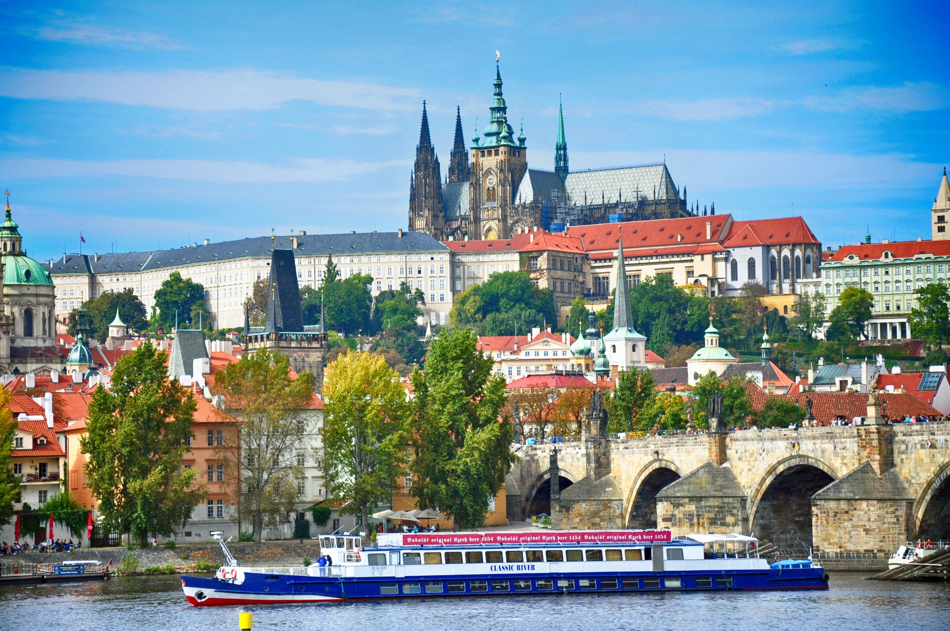 Panoramic Vltava One-hour River Cruise