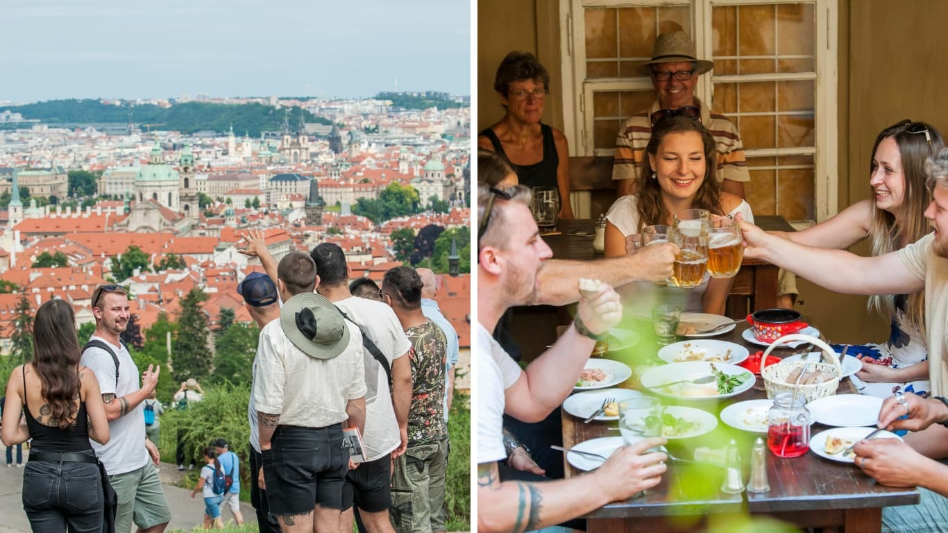 One Prague Tour with local Food & Beer
